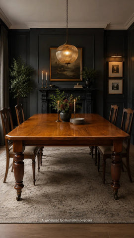 Victorian Solid Walnut Extending Dining Kitchen Table Seats 8 to 10 Antique