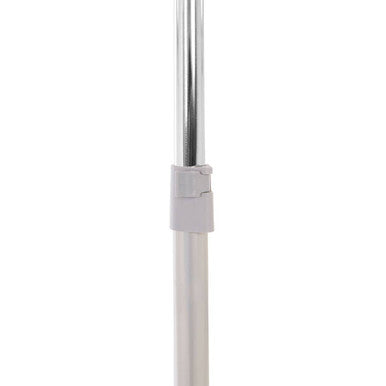 Ralesi Grey And Chrome Finish Clothes Hanging Rail With Wheels
