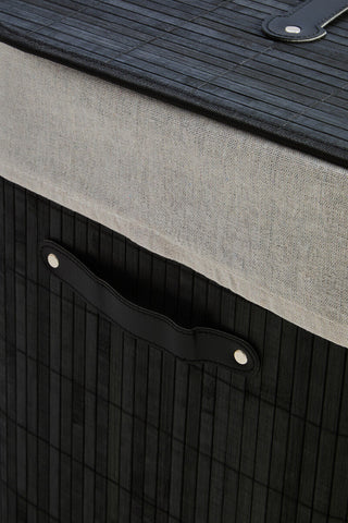 Kankyo Black Square Laundry Hamper