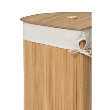 Kankyo Natural Bamboo Corner Laundry Hamper