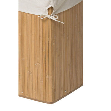 Kankyo Natural Bamboo Corner Laundry Hamper