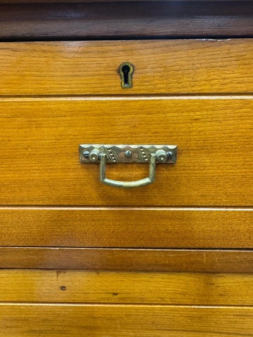 Antique Walnut Chest of Drawers by Maple & Co \ Edwardian Dressing Table