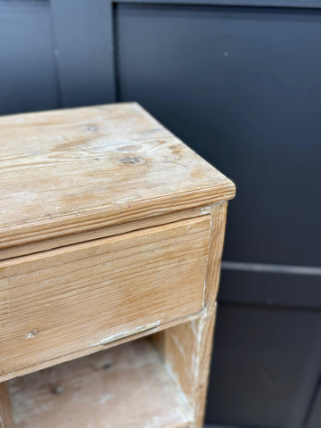 Rustic Pine Shoe Cupboard Pigeon Hole Cabinet Hall Storage Unit Drawer
