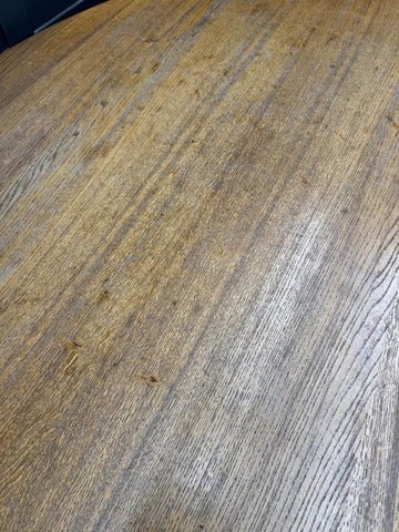 Solid Oak Oval Dining Kitchen Table 190cm – Designer David Gregson