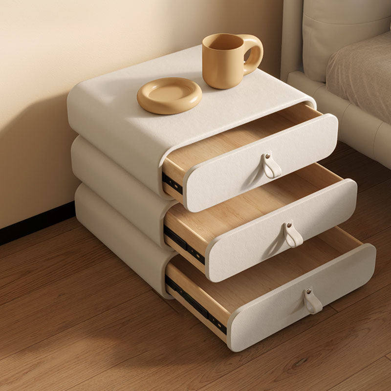 Darcie Bedside Table, Cream