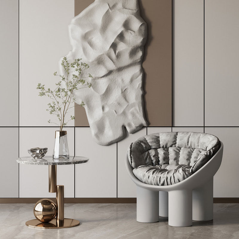 Hulda Armchair With Cushion, Brown