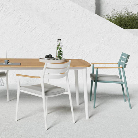 Alistair Outdoor Dining Table Set With Six Chairs, Outdoor Furniture