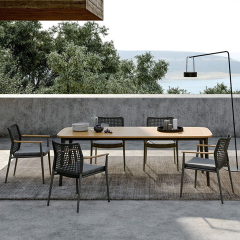 Alistair Outdoor Dining Table Set With Six Chairs, Outdoor Furniture