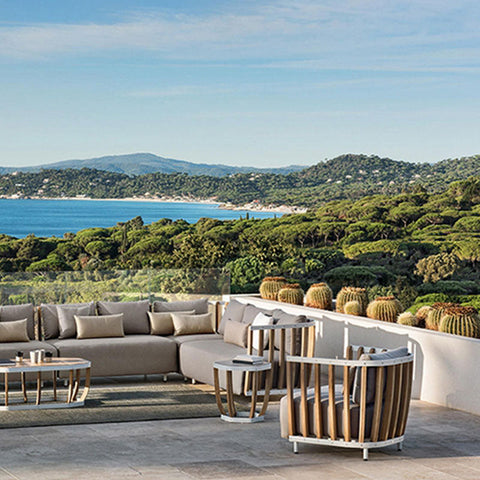 Gloria Outdoor Sofa Set, Outdoor Furniture, Teak Wood