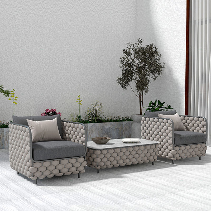 Ginny Rattan Outdoor Sofa Set, Outdoor Furniture