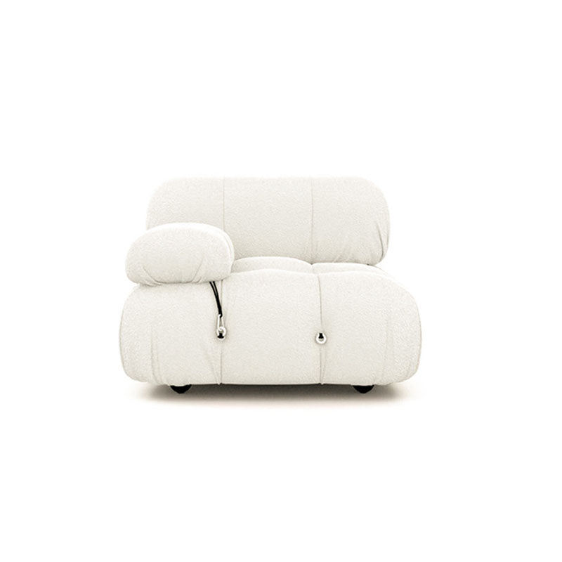 B&B Camaleonda Style Two Seater, Three Seater, Three Seater Corner Sofa, White, Boucle