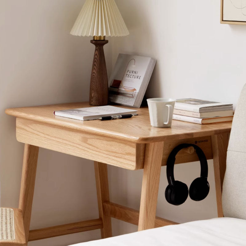 Cedric Office Desk, Oak Wood