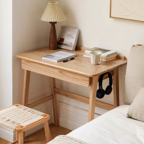 Cedric Office Desk, Oak Wood