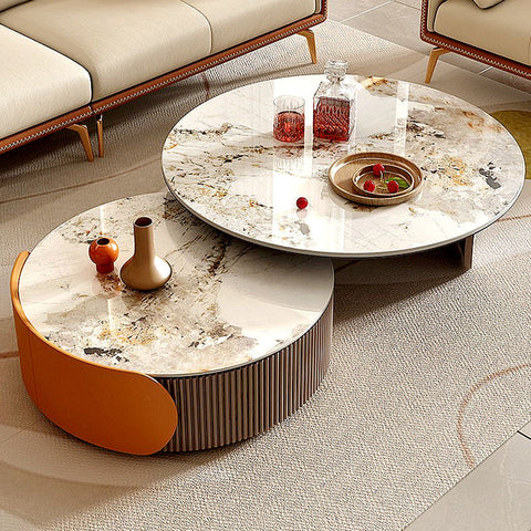 Audrey Nesting Coffee Table, Sintered Stone