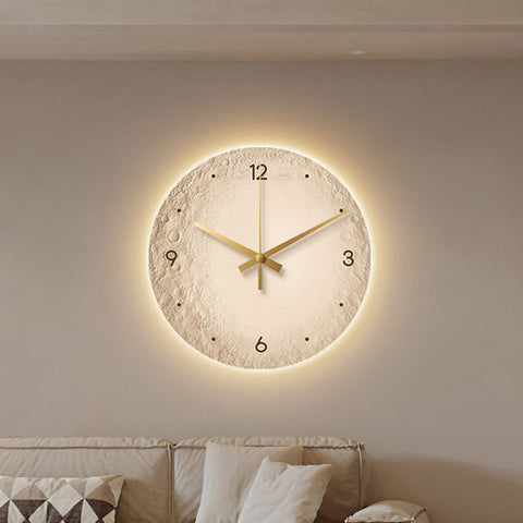 Moon Earth Luminous Clock