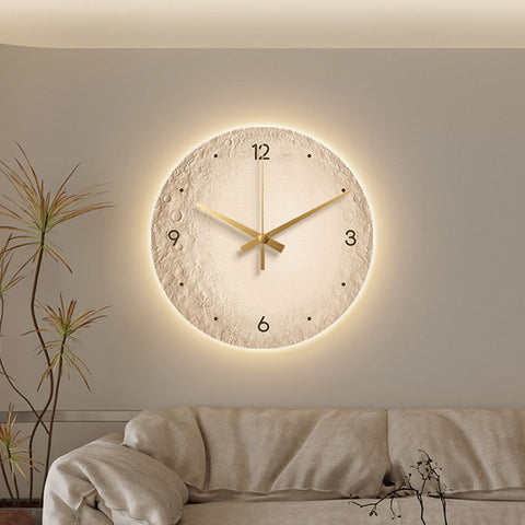 Moon Earth Luminous Clock
