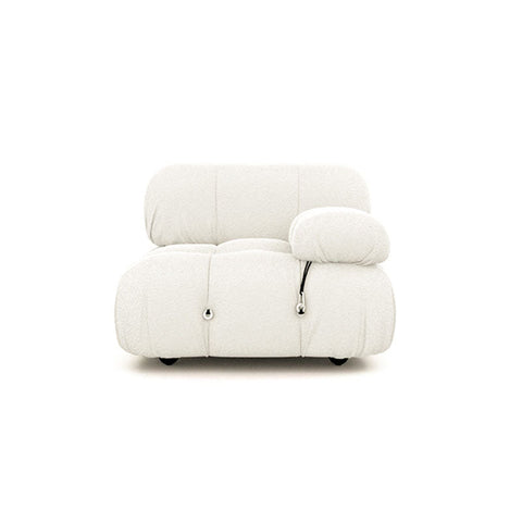 B&B Camaleonda Style Two Seater, Three Seater, Three Seater Corner Sofa, White, Boucle