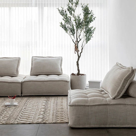 Borcem Singe Seater, Two Seater, Three Seater Sofa, Linen, Modular Sofa