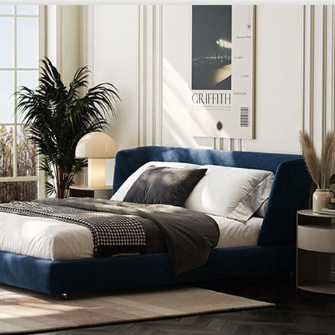 Diana King Size Bed, Super King Size Bed, Velvet