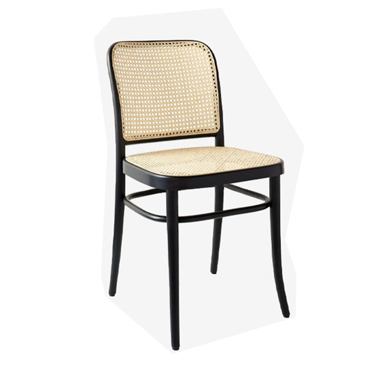 Renee Rattan Dining Chair, Black