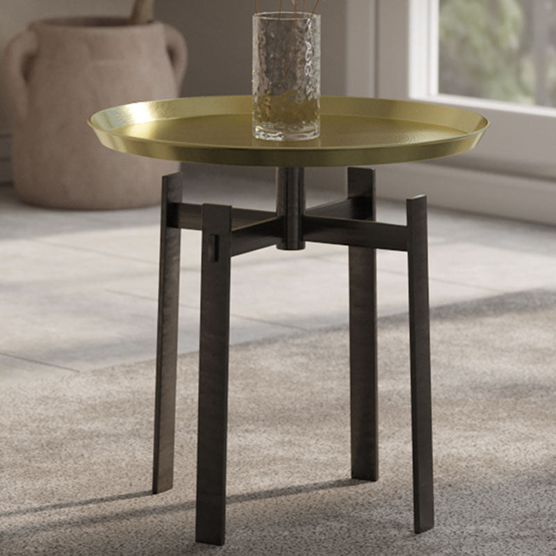 Giles Side Table, Copper Carbon & Metal Copper