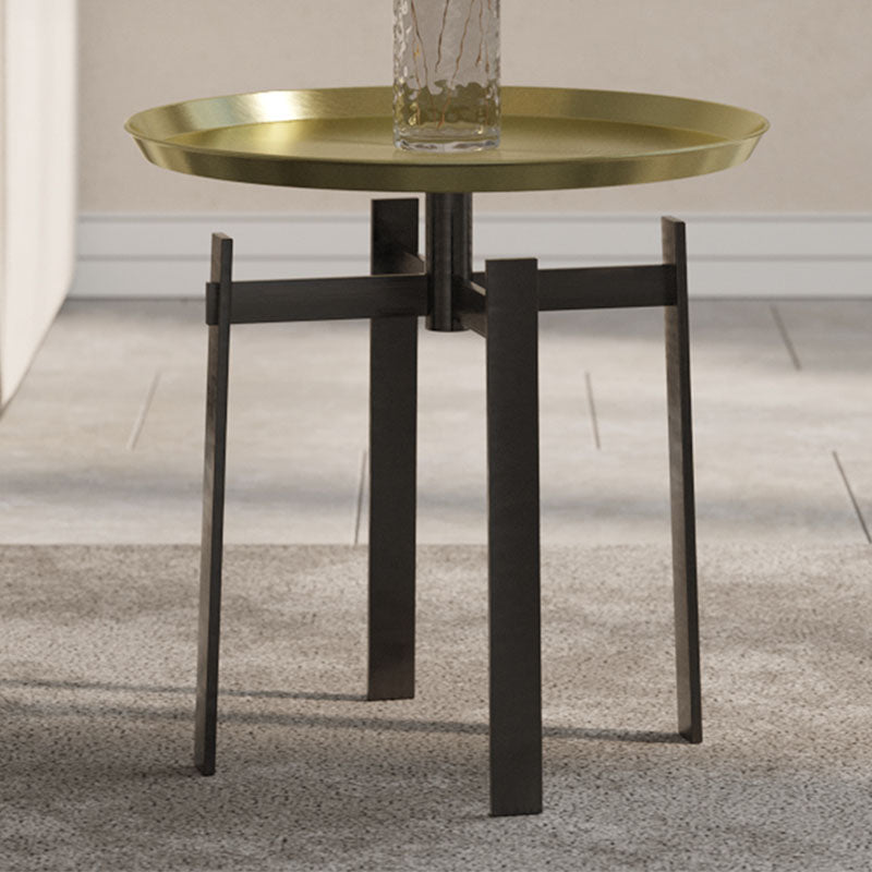 Giles Side Table, Copper Carbon & Metal Copper