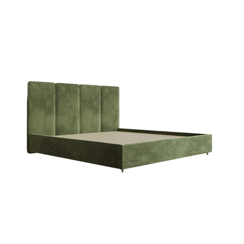 Denice King Size Bed, Super King Size Bed, Velvet