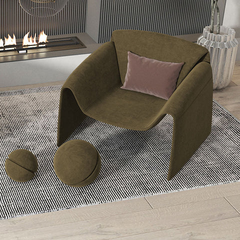 Ula Style Armchair, Boucle