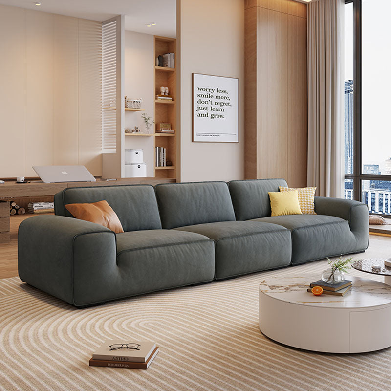 Freya Three Seater Corner Sofa, Suede