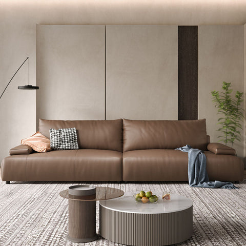 Zane Two Seater Sofa, Three Seater Sofa, Real Leather