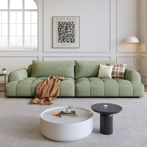 Grayson Puff Two Seater, Three Seater, Four Seater Sofa, Suede