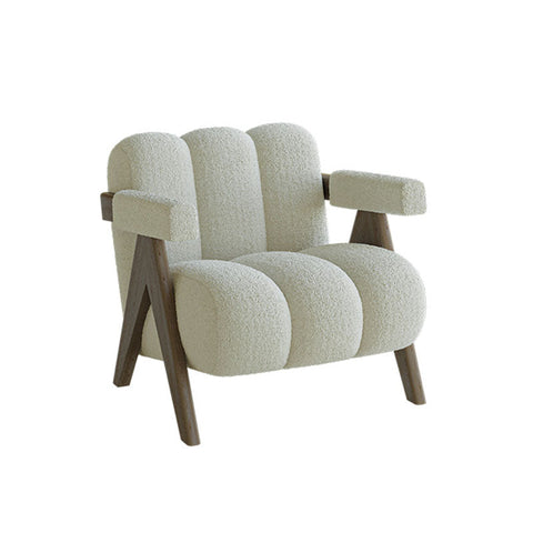 Rosa Armchair, Velvet/ Boucle