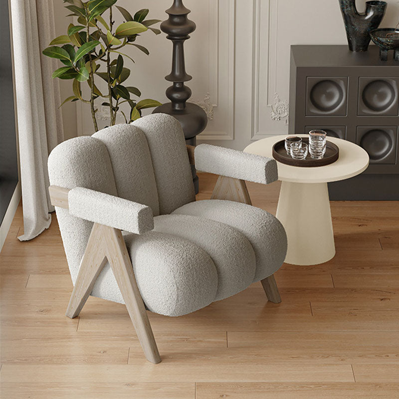 Rosa Armchair, Velvet/ Boucle