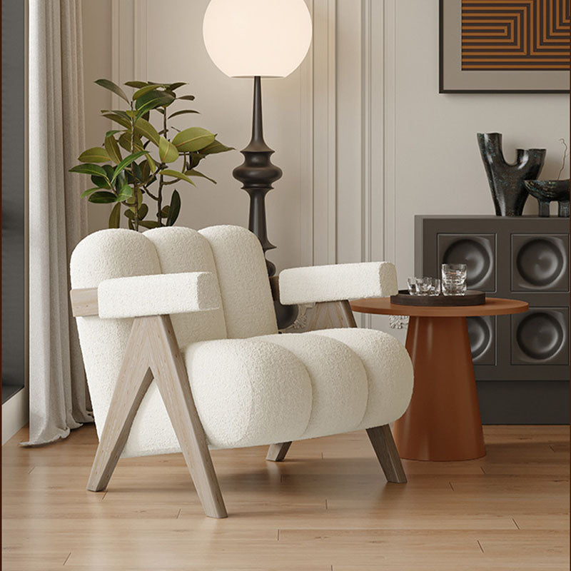 Rosa Armchair, Velvet/ Boucle