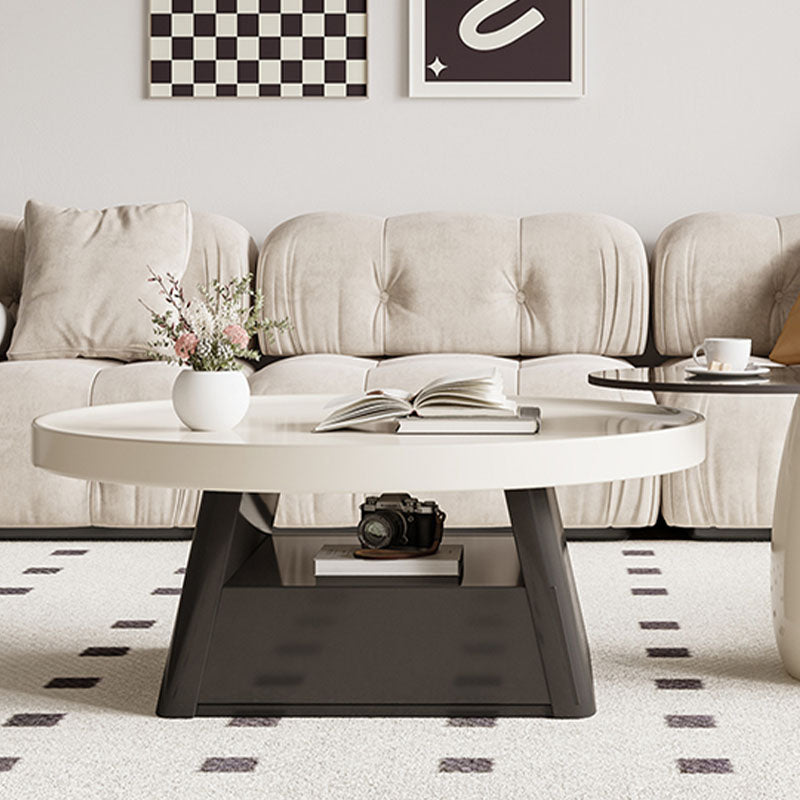 Bess Coffee Table, White & Oak