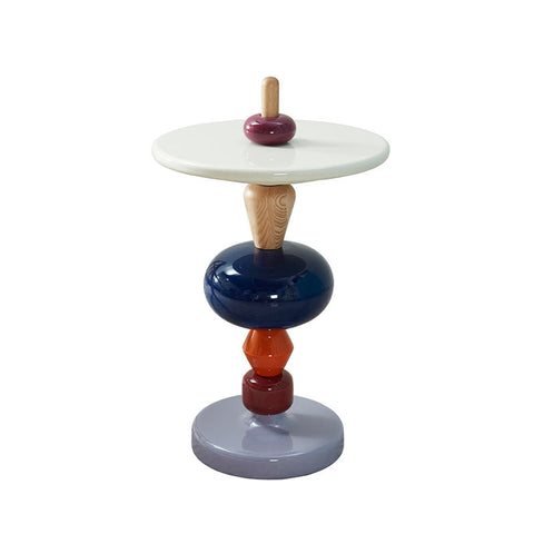 Aspasia Side Table,  Ash wood