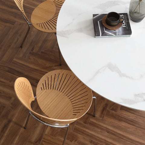 Madge Margaret Round Dining Table, Sintered Stone