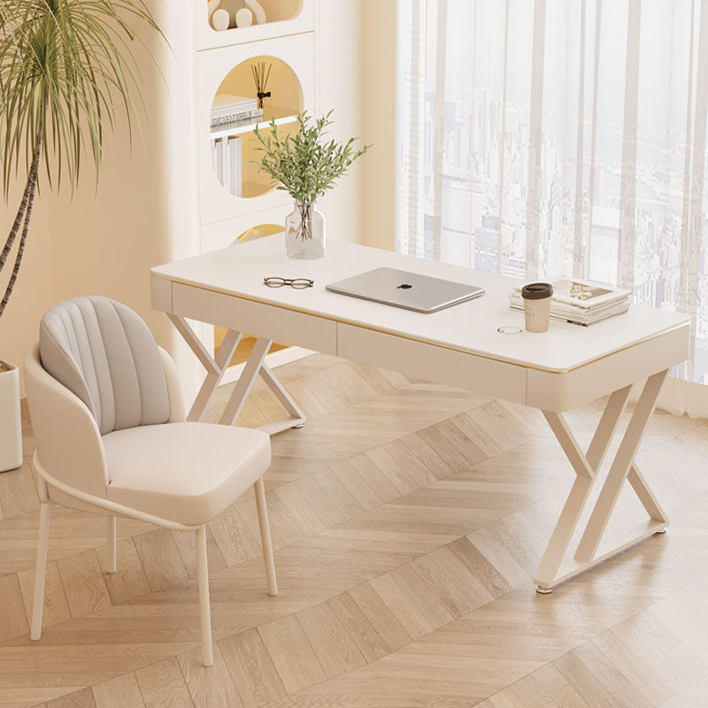 Kelly Office Desk, Sintered Stone