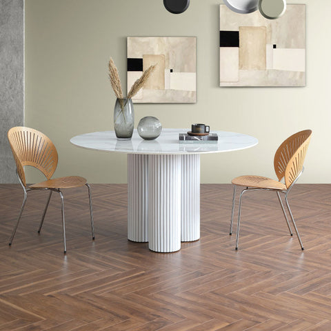 Madge Margaret Round Dining Table, Sintered Stone