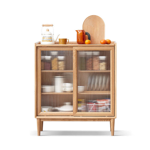 Hedda Sideboard with Glass Doors, Oak