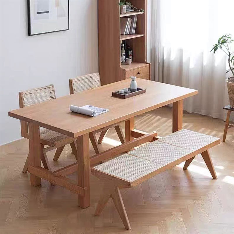 Noah Rattan Bench, Wood