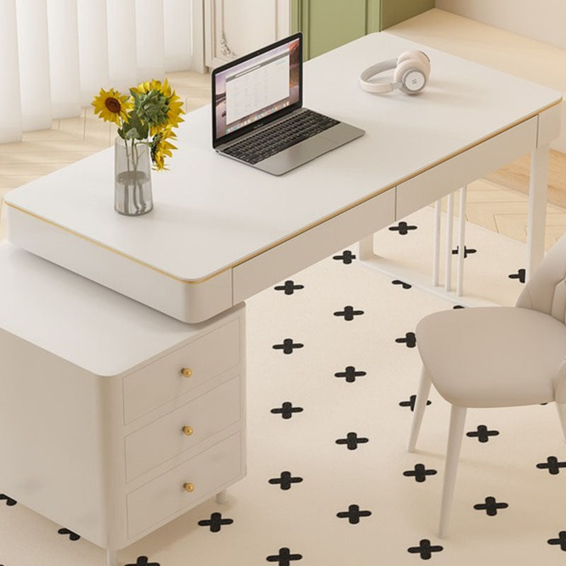 Ingram Office Desk, Sintered Stone
