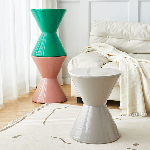 Edwin Hourglass Shoe Stool, Thickened Plastic