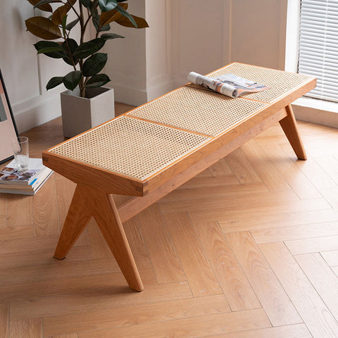 Noah Rattan Bench, Wood