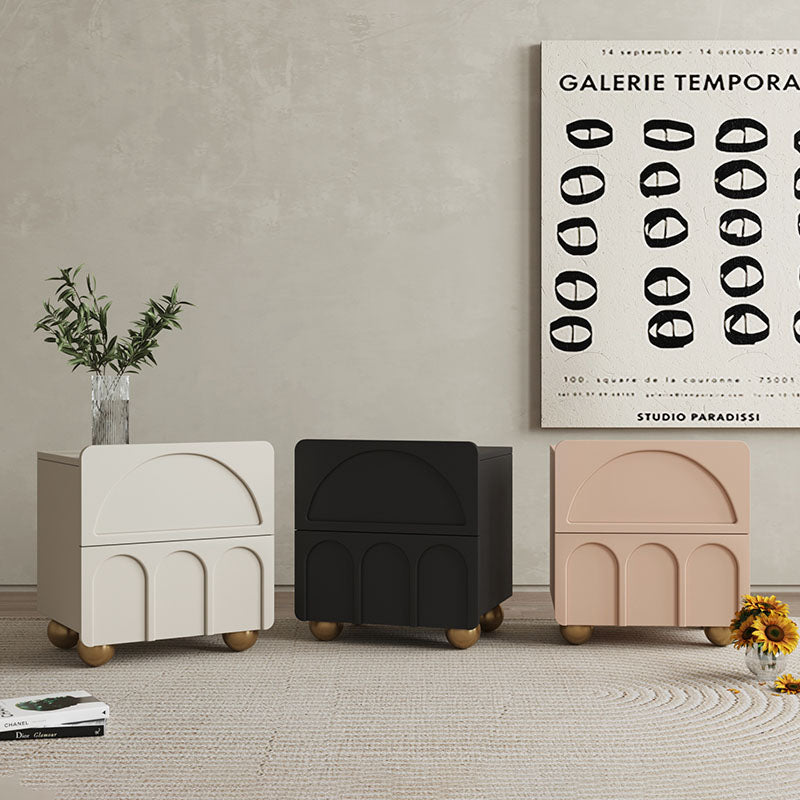 Sal Bedside Table, Cream Or Black