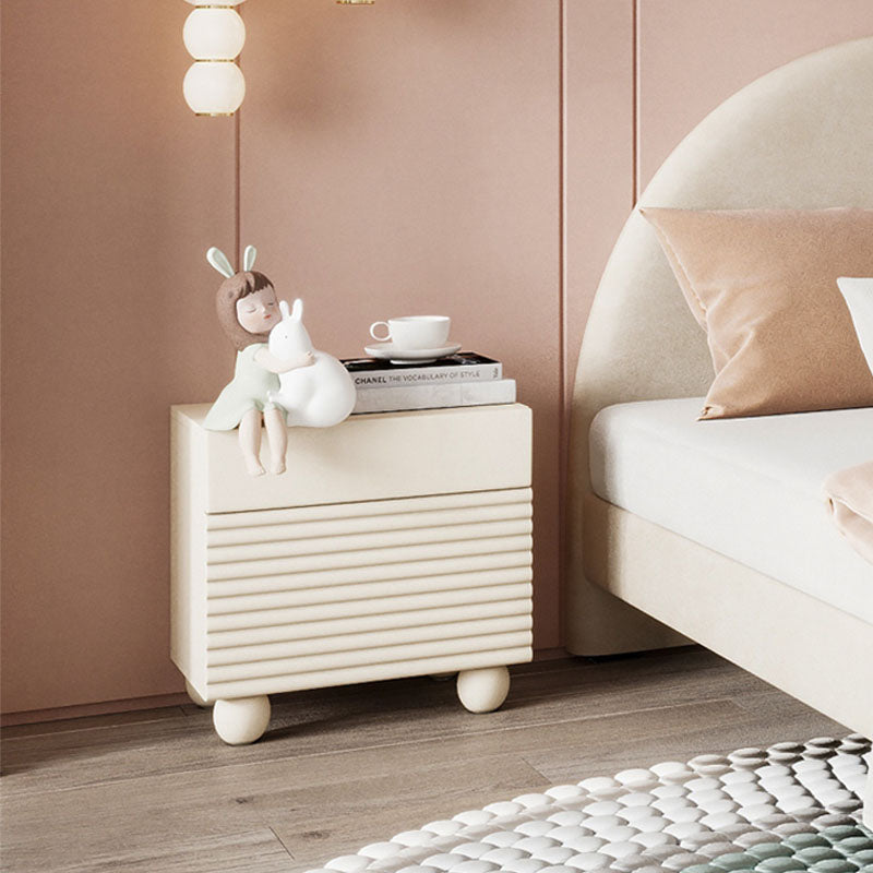 Minnie Bedside Table, Cream