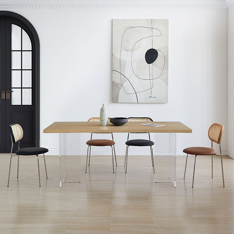 Kamaria Dining Table, Solid Wood