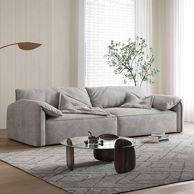 Calista Two Seater Sofa, Suede