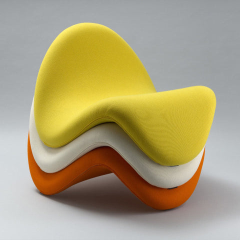 An Lorelei Chair with Back Rest, Boucle