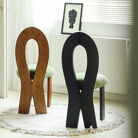 Caradoc Mermaid Dining Chair, Oak & Velvet